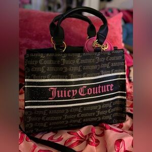 Juicy couture rhinestone tote bag
